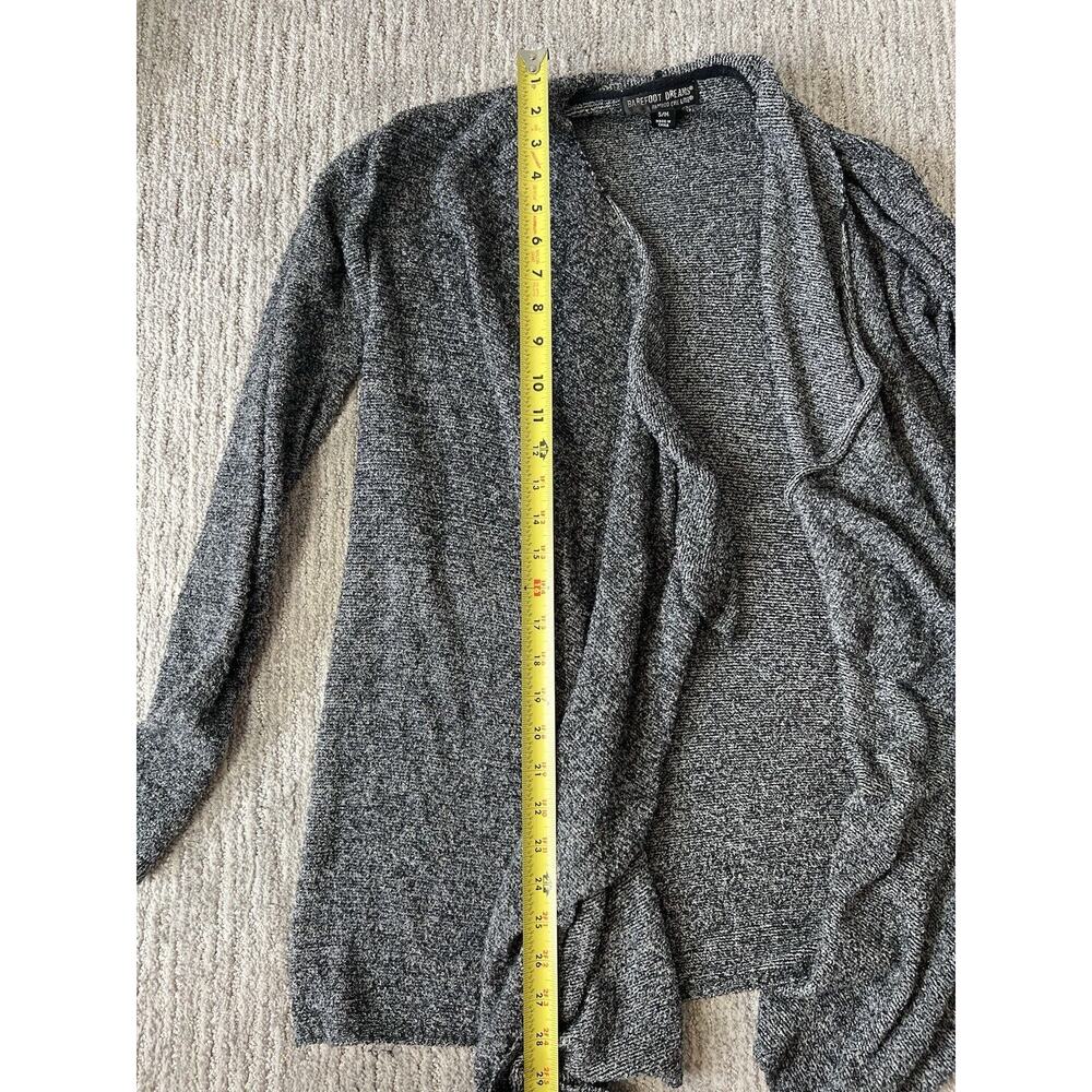 Barefoot Dreams Bamboo Chic Gray, Cozycore Sweater Cardigan - Size S/M Soft - Picture 5 of 6